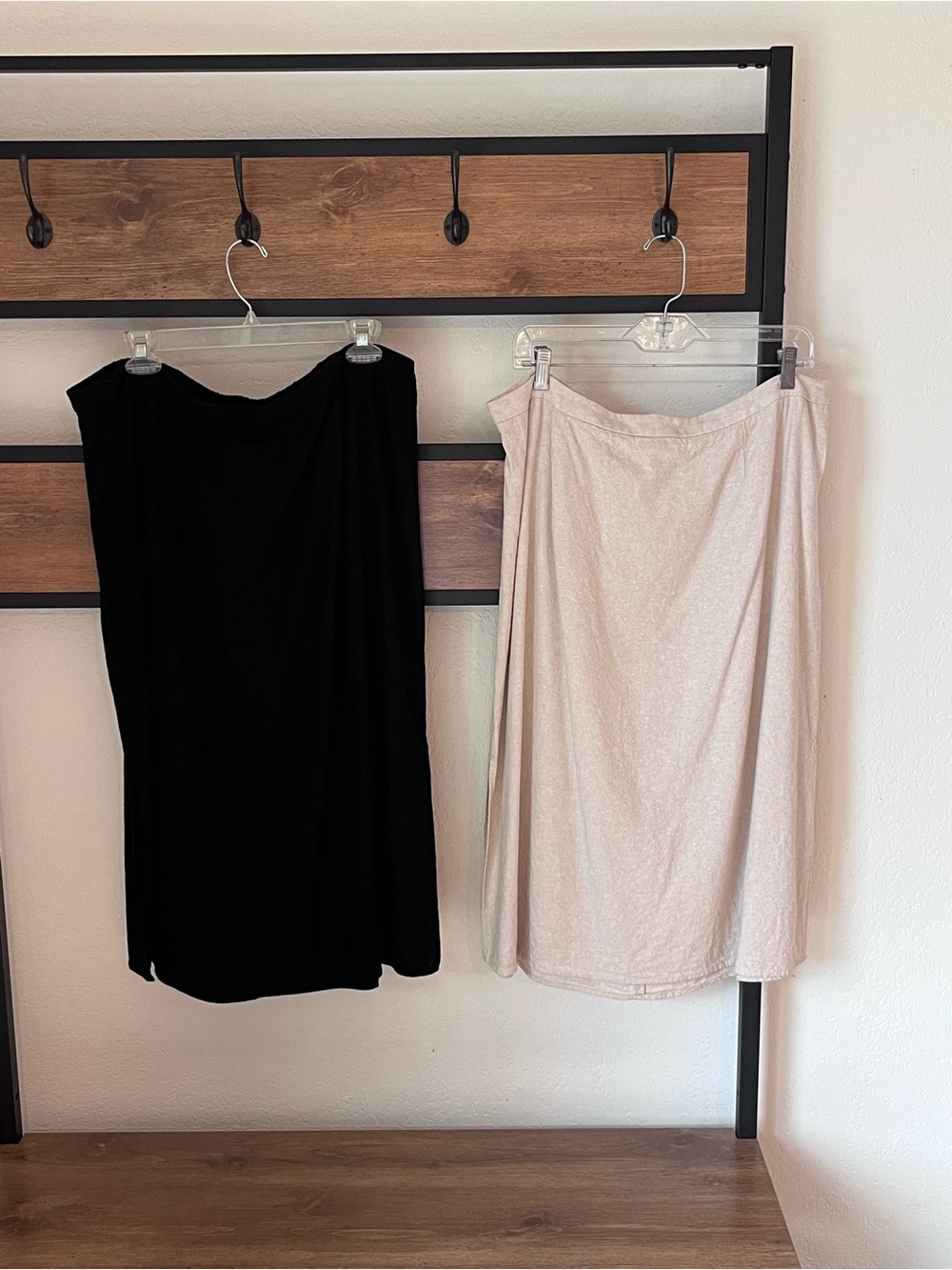 Linen Blend Midi Skirts Bundle of 2; size XL - Picture 1 of 9